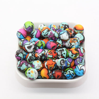 12mm Silicone Beads, Round Bubblegum Beads, Beads for Pens, Beads for Bracelets #S79