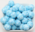 15mm peace dove print silicone beads for pens and keychains