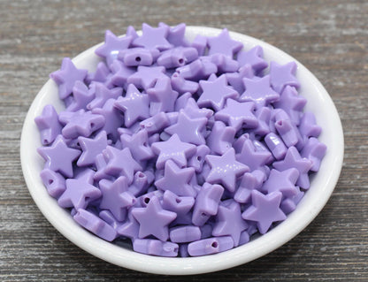 Star Beads, Plastic Star Beads, Pastel Star Beads, Star Shaped Beads, Beads for Bracelet