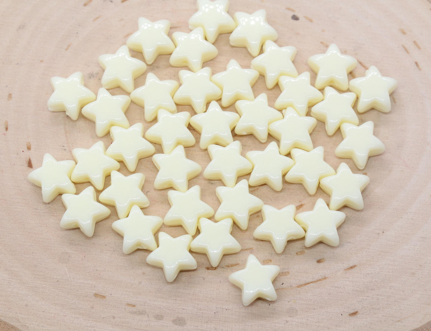 Star Beads, Plastic Star Beads, Chunky Star Beads, Beads for Bracelet