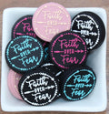 Faith Over Fear silicone focal beads for pens and keychains