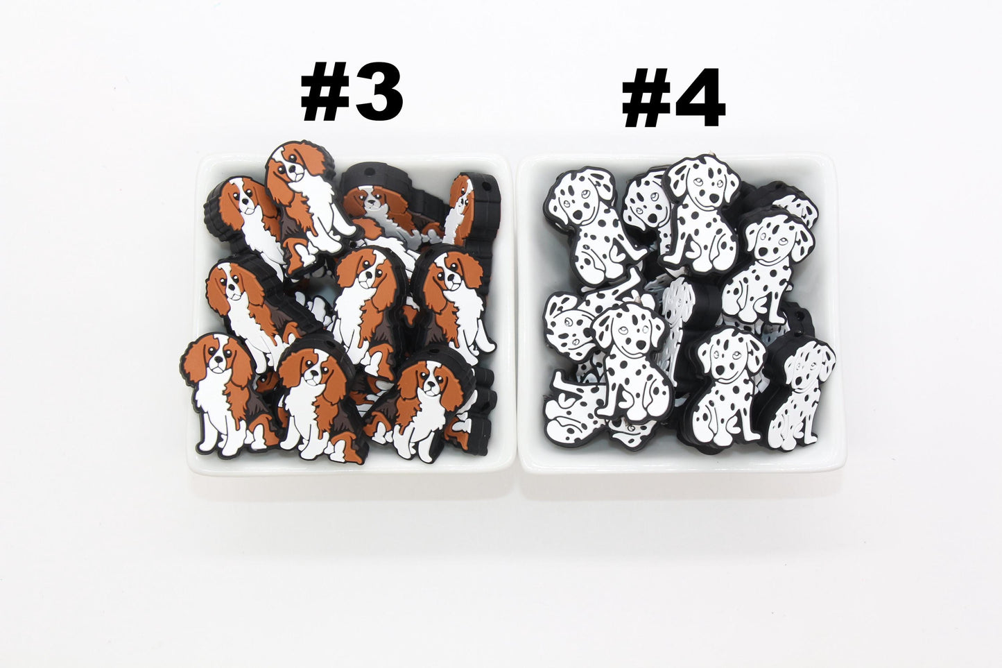 Dog Focal Beads, Animal Silicone Beads, Puppy Focal Beads, Beads for Pens