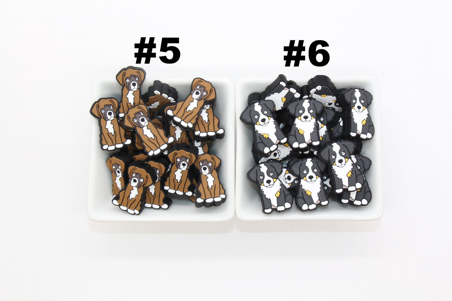 Dog Focal Beads, Animal Silicone Beads, Puppy Focal Beads, Beads for Pens