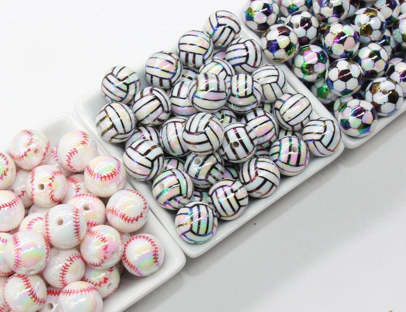 Sports Fan Acrylic Beads Collection