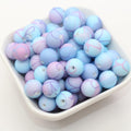 12mm printed silicone beads for pens, style S59