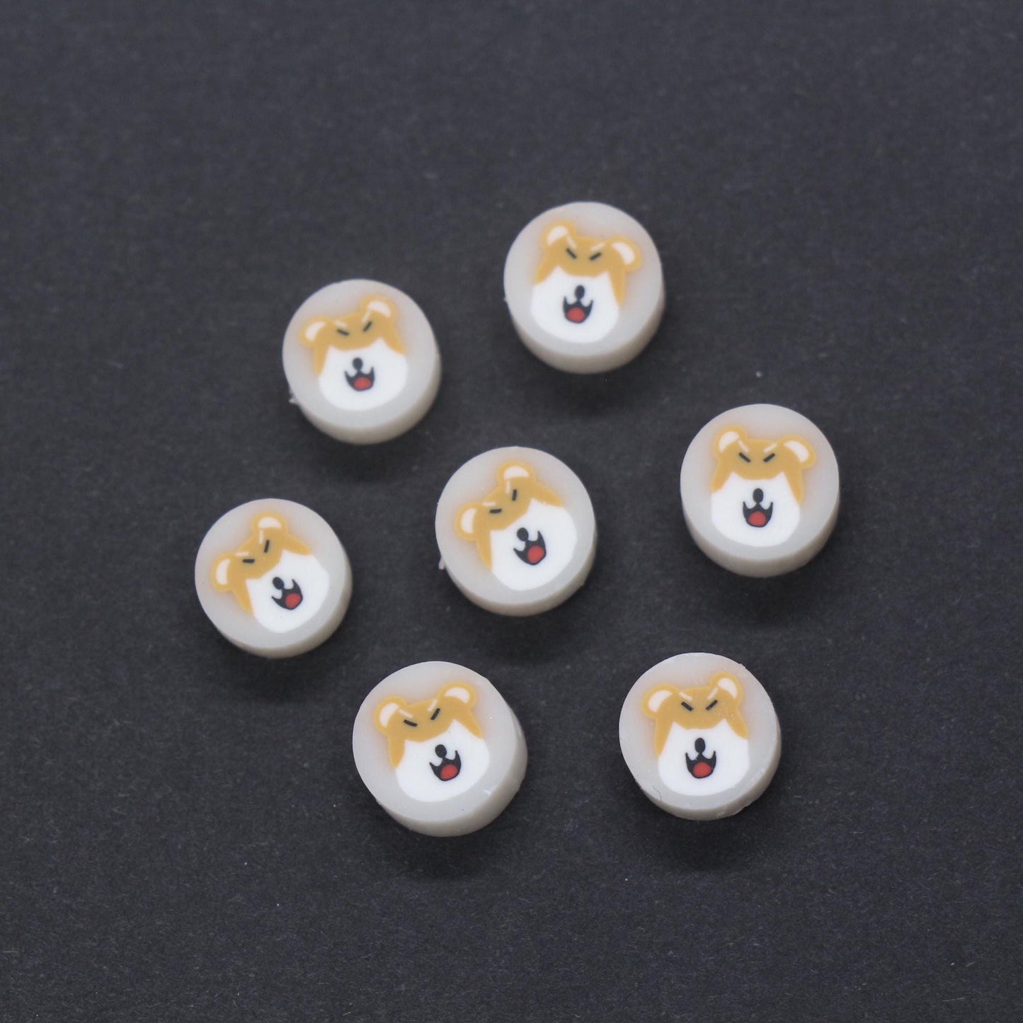 Animal Polymer Clay Beads, Frog, Panda, Duck, Bunny, Tiger, Dog, Pig Beads, Jewelry Beads
