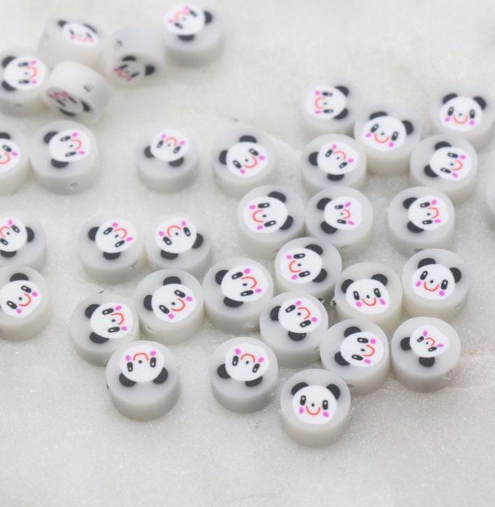 Animal Polymer Clay Beads, Frog, Panda, Duck, Bunny, Tiger, Dog, Pig Beads, Jewelry Beads