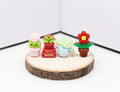 3D unicorn succulent silicone focal bead for beadable pens