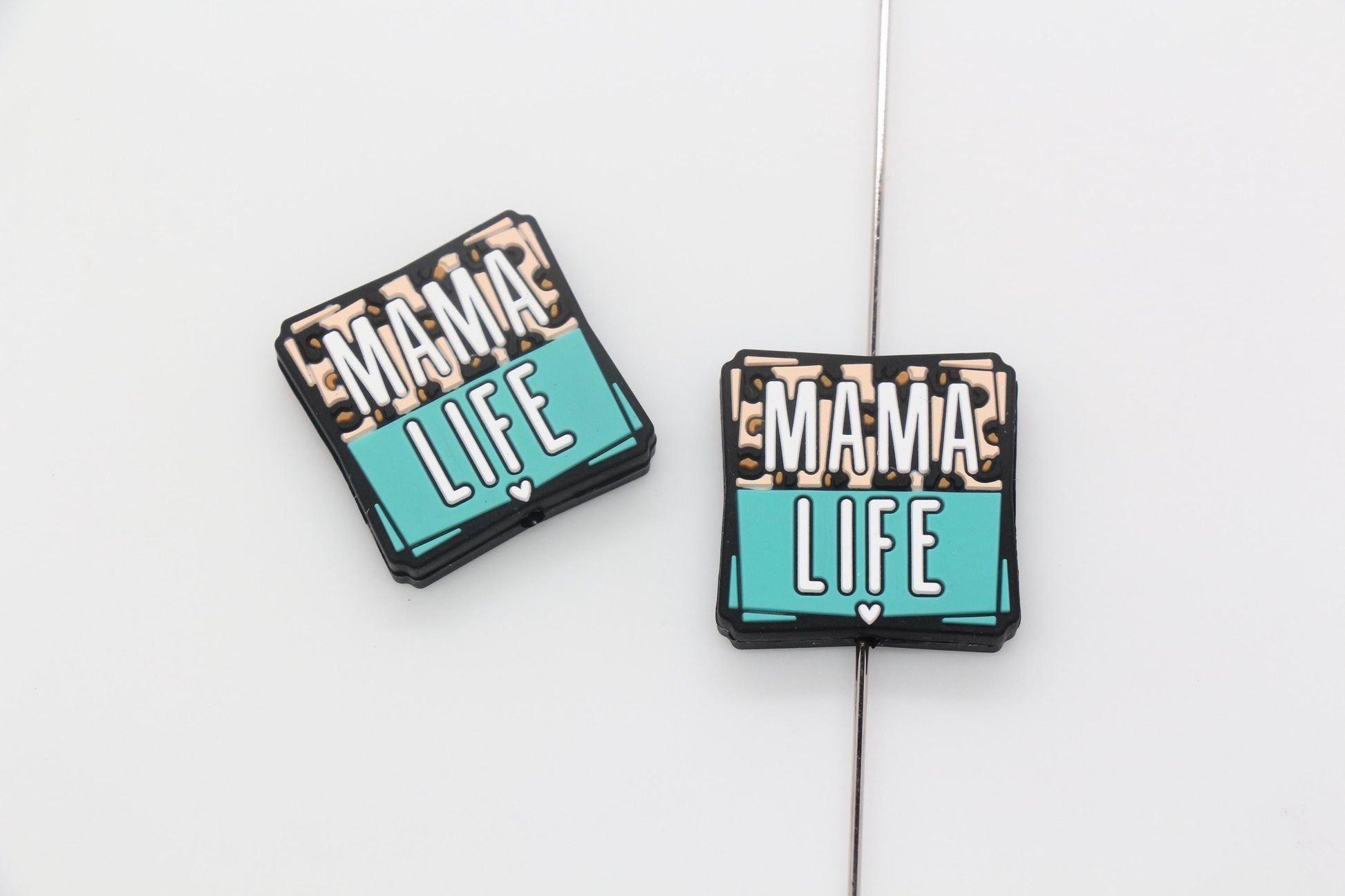 Mama Life Beads, Mama Silicone Beads, Silicone Chunky Beads, Silicone Loose Beads, Focal Beads #720