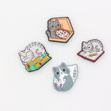 Cat Silicone Beads, Reading Cat Focal Beads, Sleeping Cat Beads, Pet Focal Beads, Chunky Beads, Silicone Loose Beads
