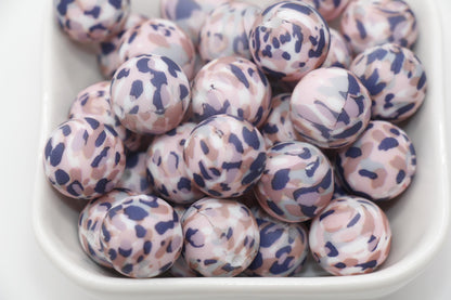 15mm Printed Beads, Print Silicone Beads, Round Bubblegum Beads, Beads for Pens #238