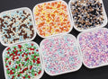 4mm Multicolor Mix Acrylic Spacer Beads