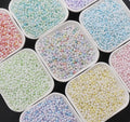 4mm Iridescent Ombre Acrylic Beads