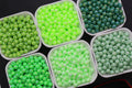 8mm Green AB Acrylic Gumball Beads