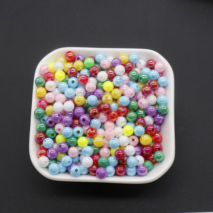 6mm Mix AB Beads, Iridescent Beads, Sparkle Gumball Beads, Multicolor Beads, Bubblegum Beads, Chunky Beads, Beads for Bracelets