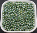 4mm Green AB Acrylic Spacer Beads