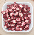 9mm-10mm pomegranate polymer clay beads, food clay charms for bracelets