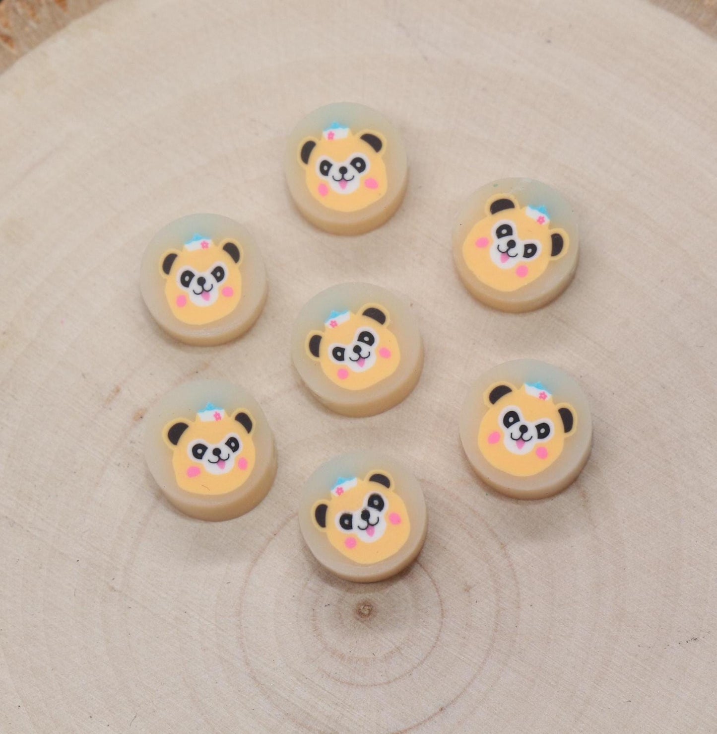 Animal Polymer Clay Beads, Frog, Panda, Duck, Bunny, Tiger, Dog, Pig Beads, Jewelry Beads