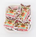 Reindeer silicone focal beads for pens and keychains