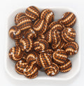 15mm plaid print silicone beads for pens and keychains