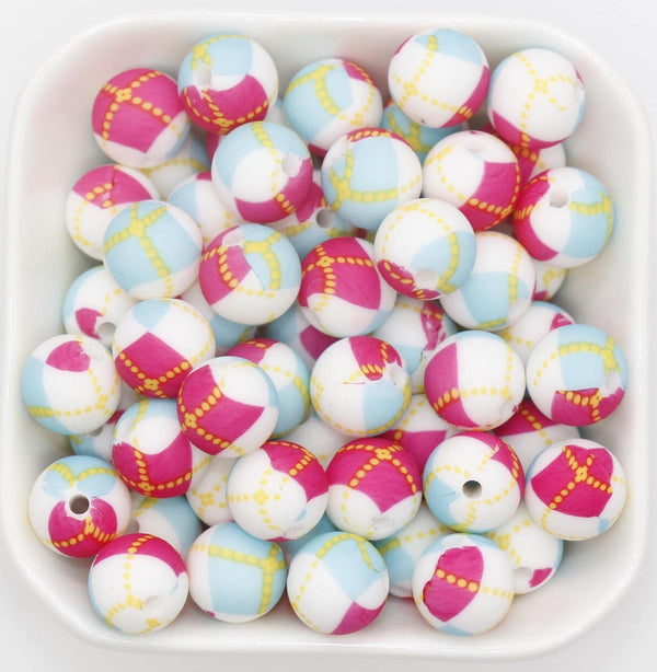 Printed Silicone Beads