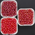 8mm Red AB Acrylic Gumball Beads