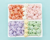 Chunky Star Beads, Iridescent Star Beads, Star AB Beads, Large Hole Beads, Beads for Bracelets