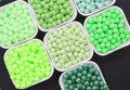 10mm Green AB Acrylic Gumball Beads