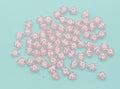7mm Acrylic Heart Letter Beads