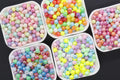 8mm Mix AB Acrylic Gumball Beads
