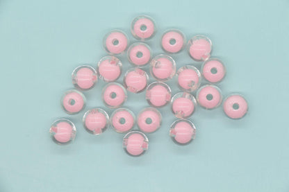 12mm Pink Beads, Round Pink Gumball Beads, Bubblegum Beads, Chunky Beads, Plastic Beads, Beads for Bracelets #3581