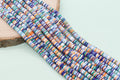 6mm blue mix heishi beads for bracelets and DIY jewelry