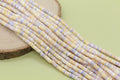 6mm yellow mix heishi beads for bracelets and DIY jewelry
