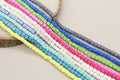 6mm assorted cube heishi beads for bracelets and DIY jewelry