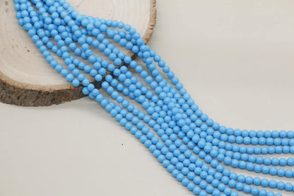6mm multicolor round glass beads, glass beads for jewelry making image 8