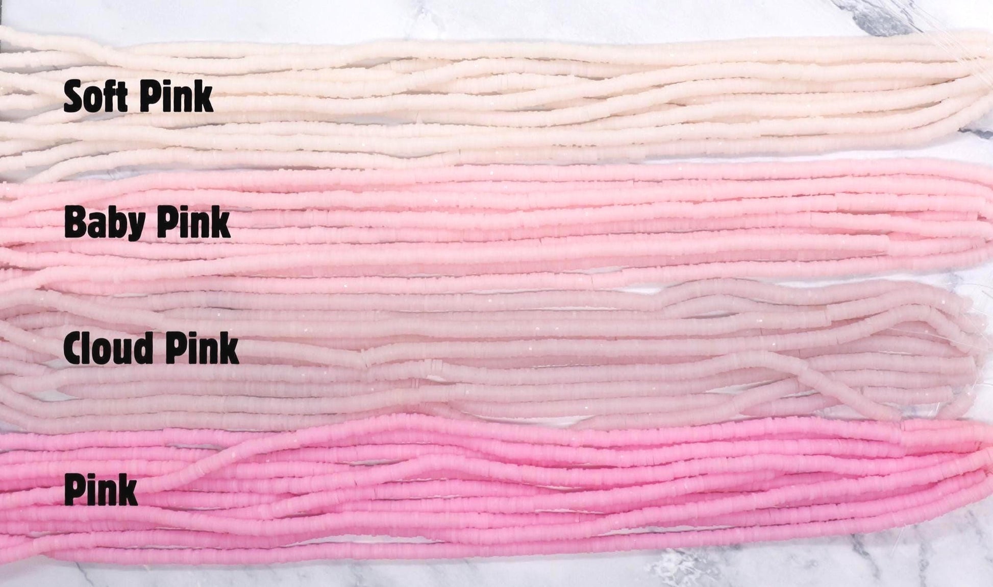 6mm Heishi Beads, Jelly Look Polymer Clay Disc Beads for Jewelry Making, African Disc Beads, Boho Craft Supplies