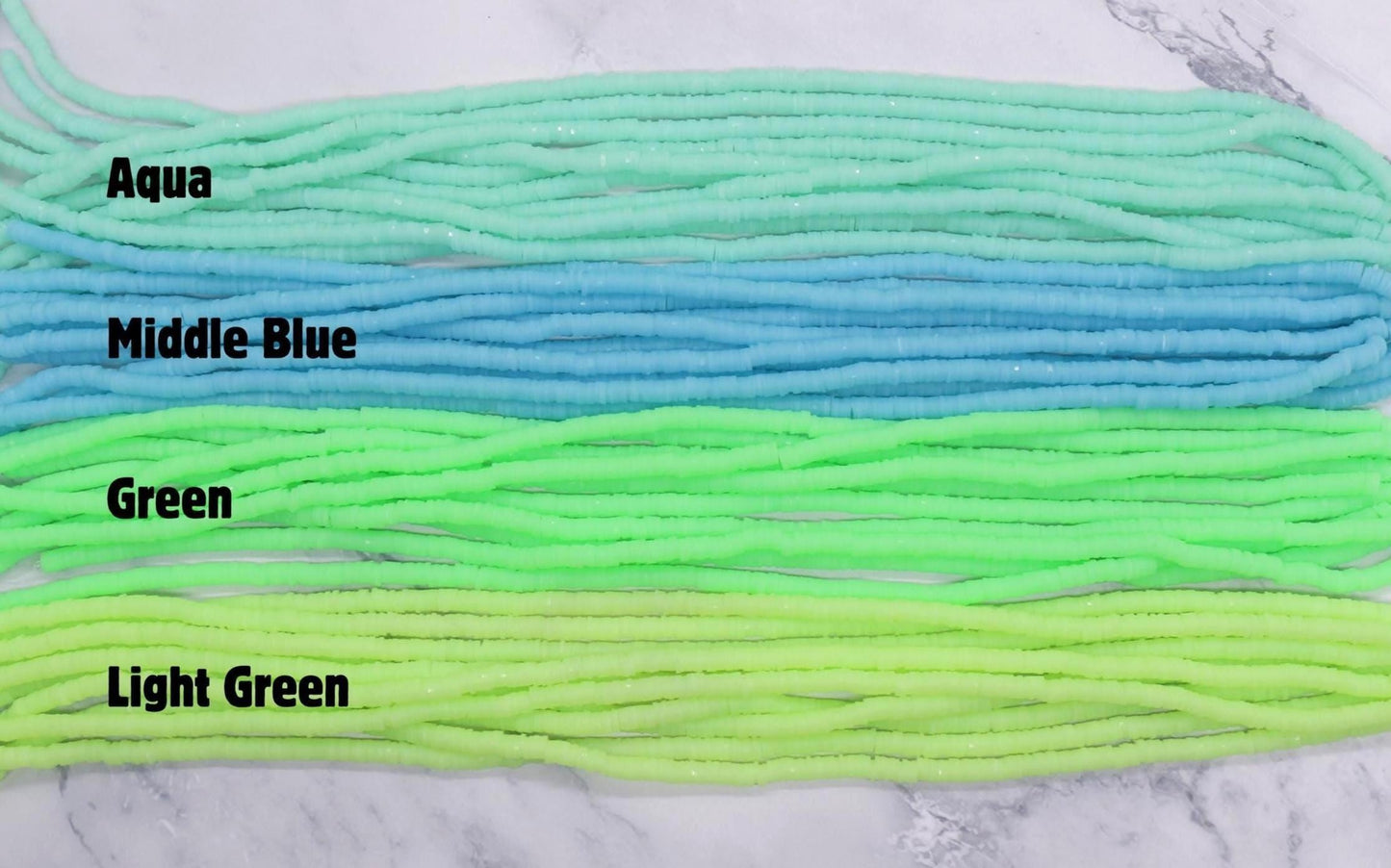 6mm Heishi Beads, Jelly Look Polymer Clay Disc Beads for Jewelry Making, African Disc Beads, Boho Craft Supplies