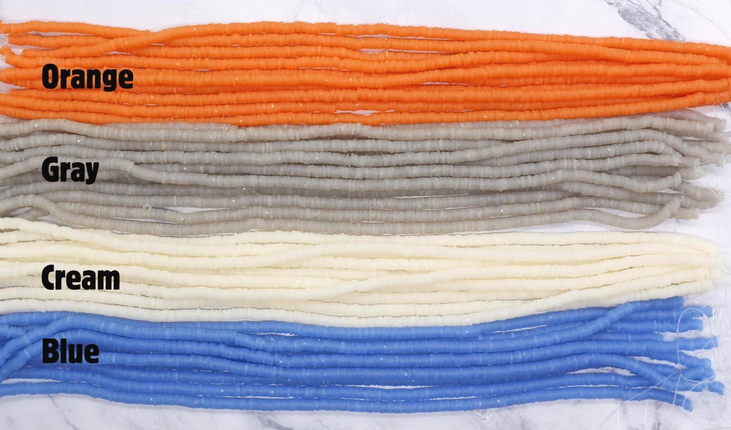 6mm Heishi Beads, Jelly Look Polymer Clay Disc Beads for Jewelry Making, African Disc Beads, Boho Craft Supplies