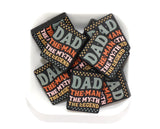 Dad Silicone Beads, The Man, The Myth, The Legend Beads for Bracelets, Father’s Day Gifts, Beadable Pen DIY Craft Supplies #895