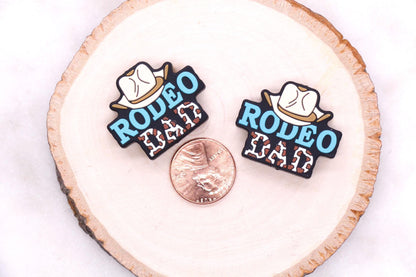 Silicone Beads, Rodeo Dad Beads, Western Cowboy Beads for Bracelets, Father’s Day Gifts, Beadable Pen DIY Craft Supplies #902