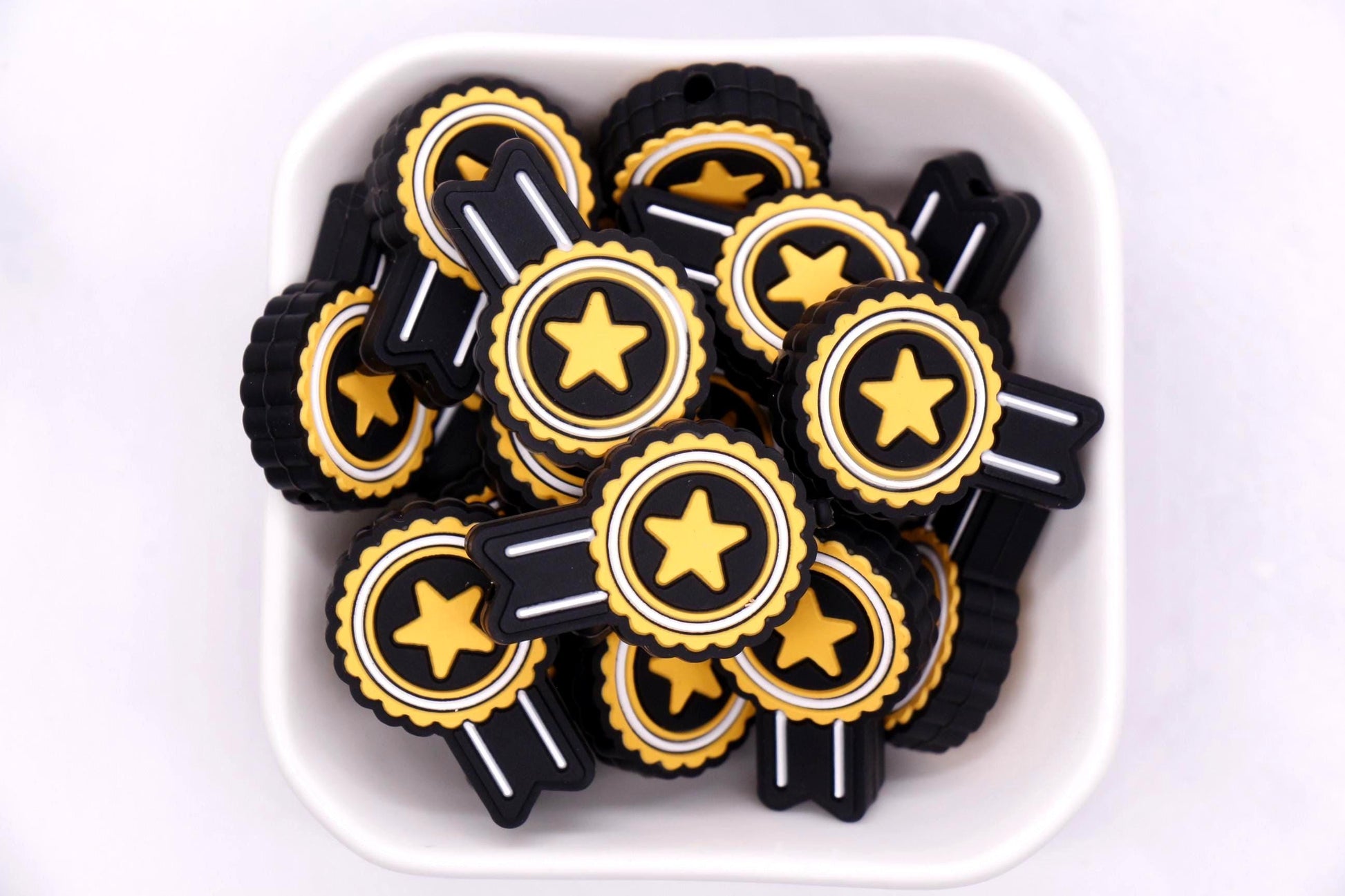 Cap and Gown silicone focal beads for pens and keychains, view 8