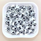 Paw Beads, Dog Paw Beads for Jewelry Making, Polymer Clay Beads for DIY Bracelets, Necklaces, Cute Animal Charms, Pet Lover Gifts #929