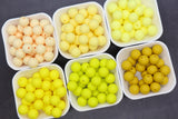 15mm Yellow Silicone Beads for Bracelets, Soft Round DIY Jewelry Beads, Keychain Craft Supplies, Silicone Beads for DIY Jewelry Making