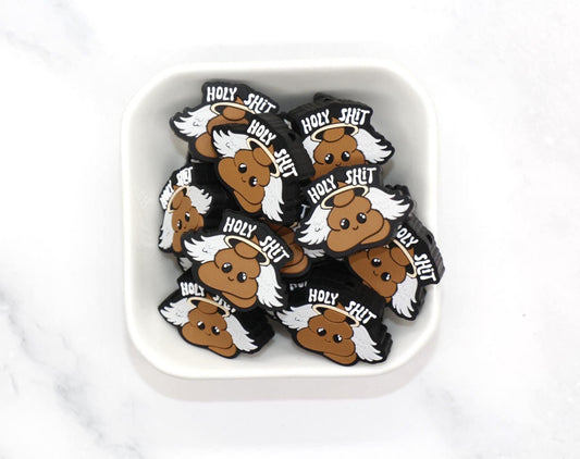 Funny Silicone Beads, Silicone Loose Beads, Beadable Pen Beads, Sarcastic Jewelry Making Supplies for Besties #894