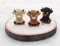 3D highland cow silicone focal beads, western beads for pens