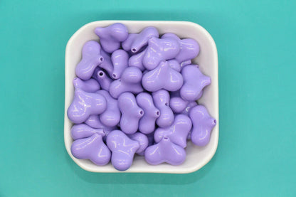 Heart Beads, Plastic Heart Shape Beads for Jewelry Making, DIY Bracelets, Necklaces, Keychains, Crafts - Valentine’s Day Supplies