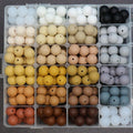 15mm earth tone silicone beads, beads for pens and keychains
