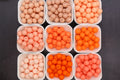 15mm orange peach silicone beads, beads for pens and keychains