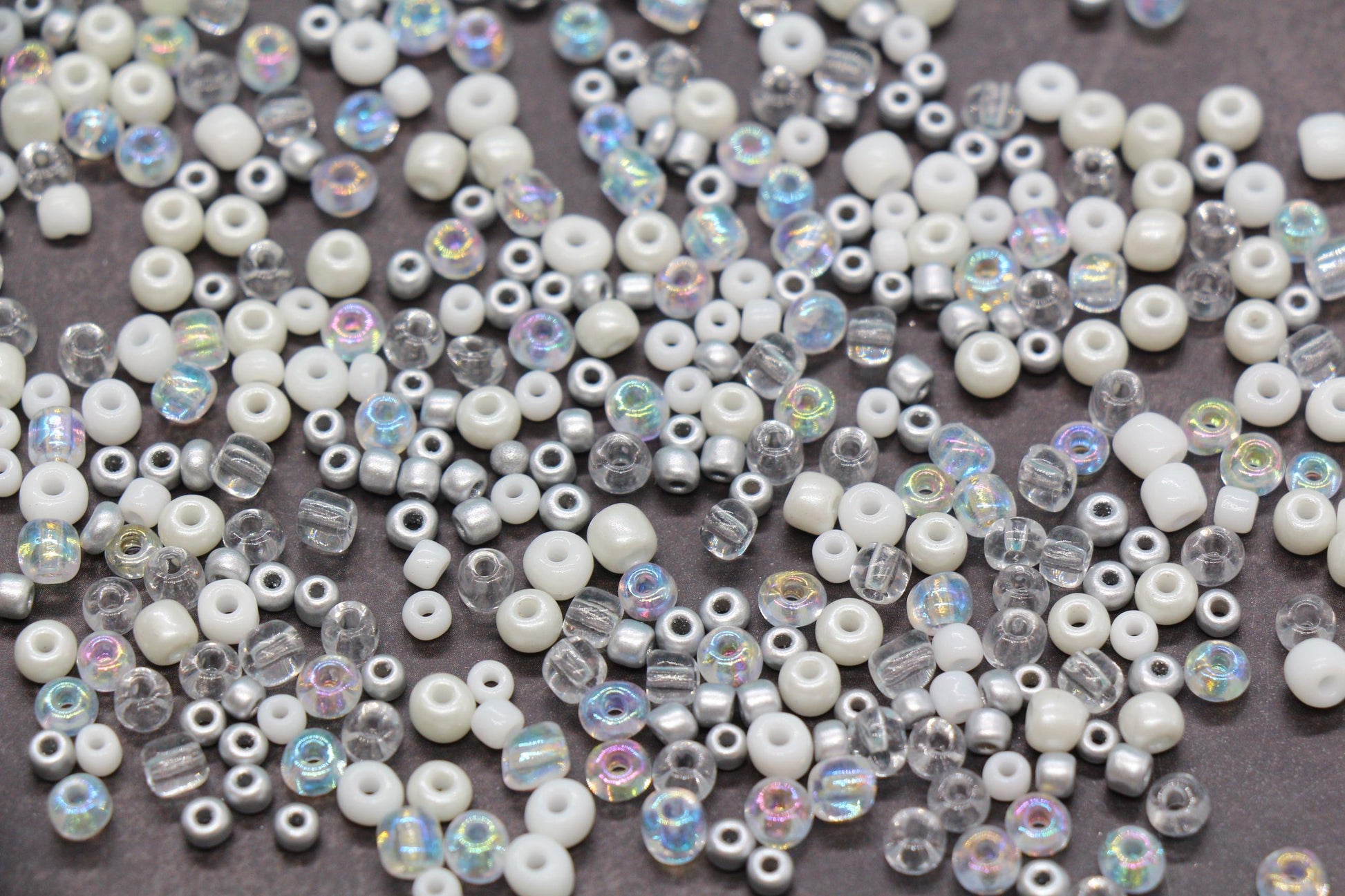 Mix Glass Seed Beads, Size 4mm 6/0 Glass Seed Beads, Multicolor Seed Beads, Rocailles Beads, Bracelet Beads #3657