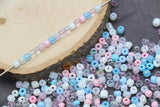 Mix Glass Seed Beads, Size 4mm 6/0 Glass Seed Beads, Multicolor Seed Beads, Rocailles Beads, Bracelet Beads #3659
